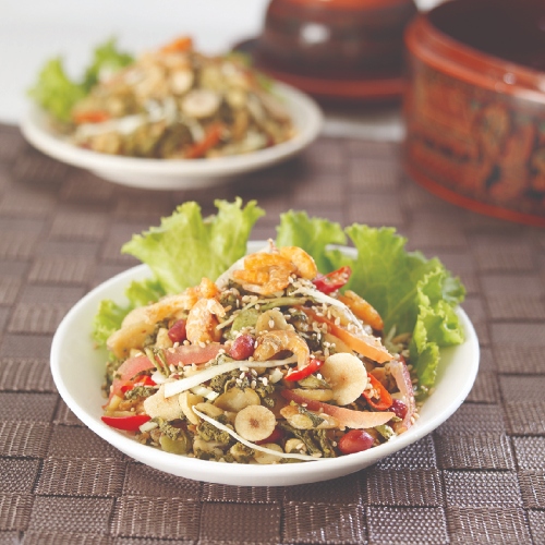 Pickled Tea Leaf Salad